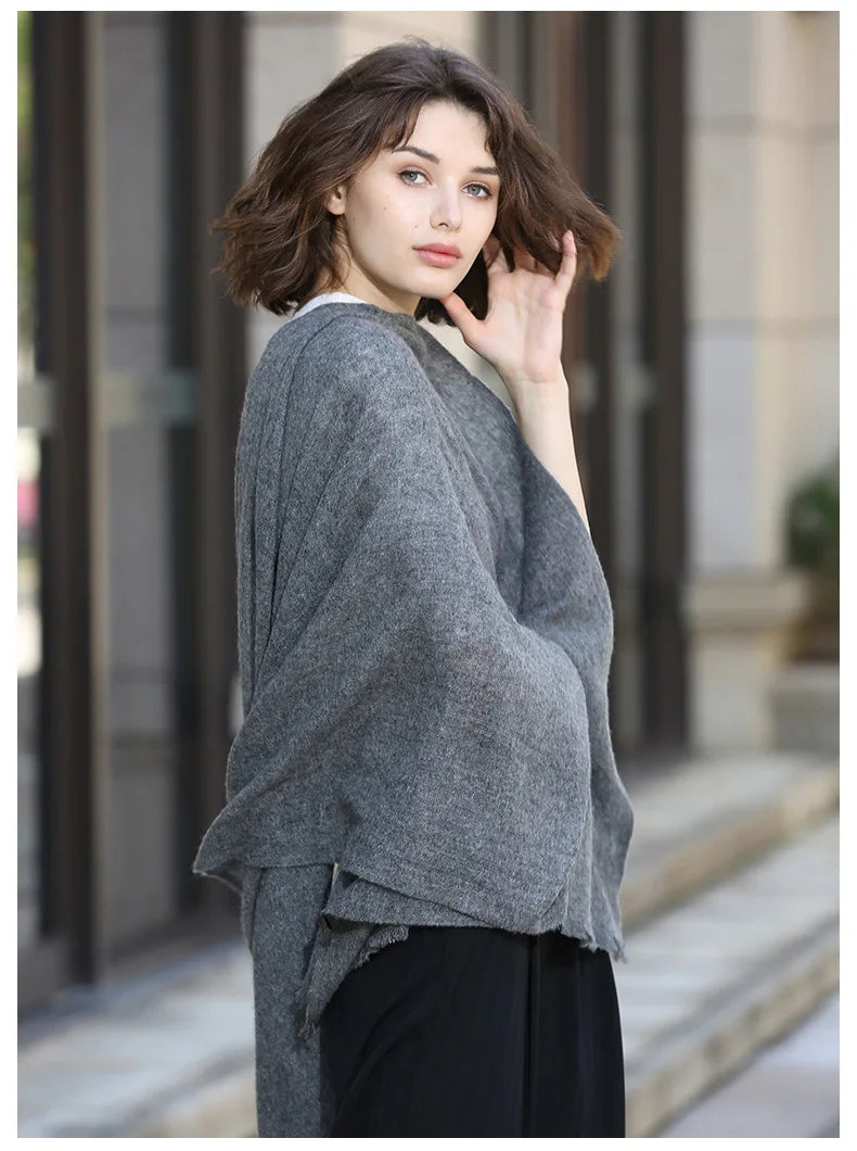 Yak wool scarf for winter