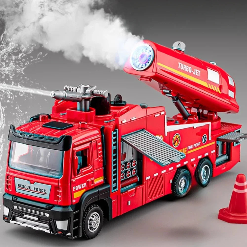 Fire Truck with Water Spray - Children's Toy
