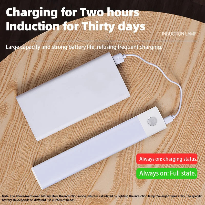 Wireless LED night light with motion sensor