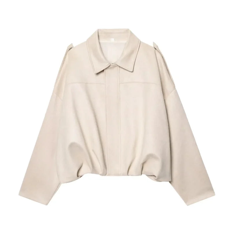 Suede bomber jackets