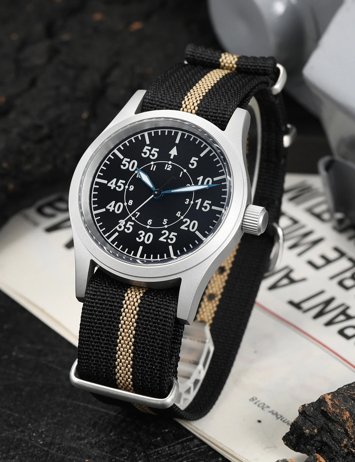 Vintage military watch Ml05