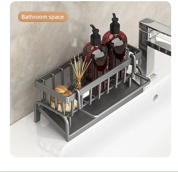 Sink Organizer and Multipurpose Spice Rack – Modern and Functional Design
