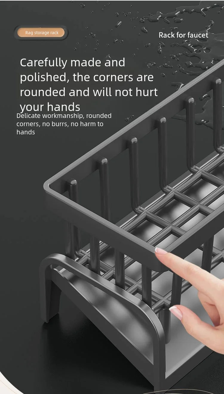 Sink Organizer and Multipurpose Spice Rack – Modern and Functional Design