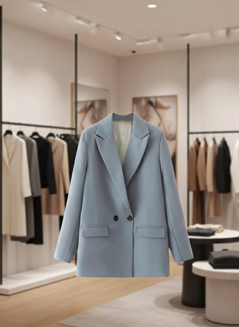 Double-breasted vintage coat