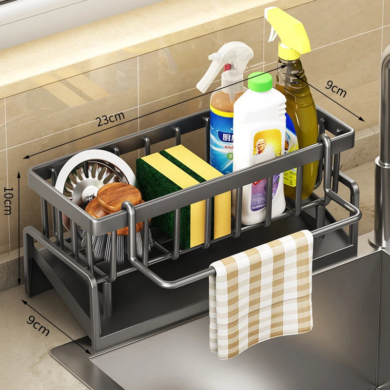 Sink Organizer and Multipurpose Spice Rack – Modern and Functional Design
